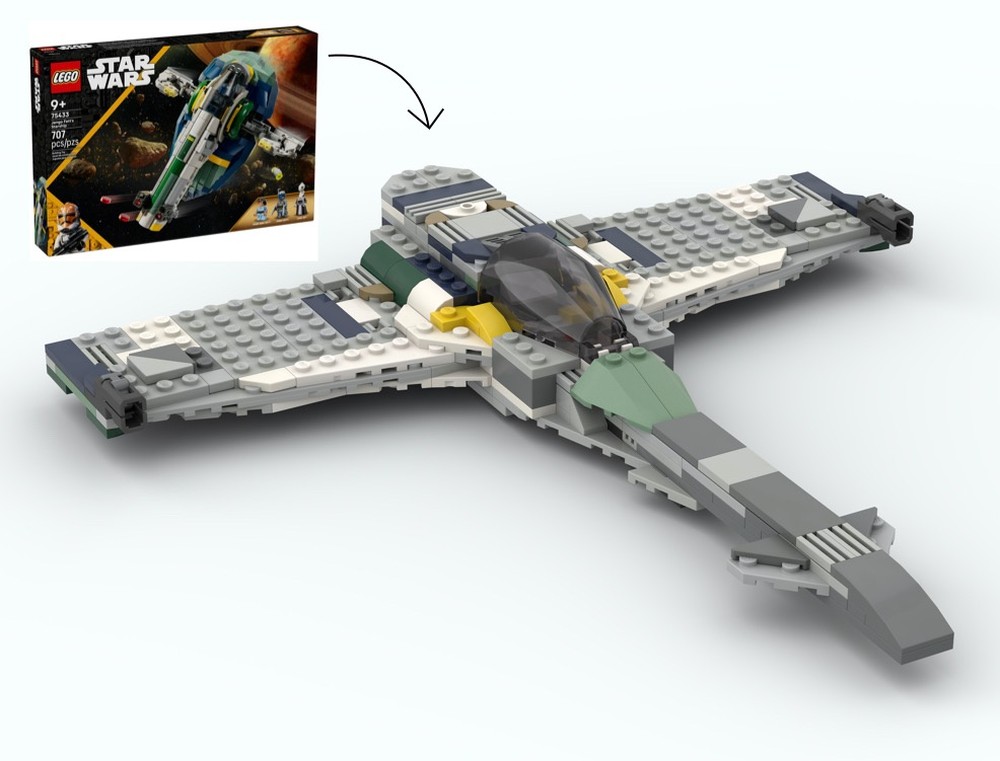 LEGO MOC-248888 Z-95 Headhunter (Alternate Build of 75433) by