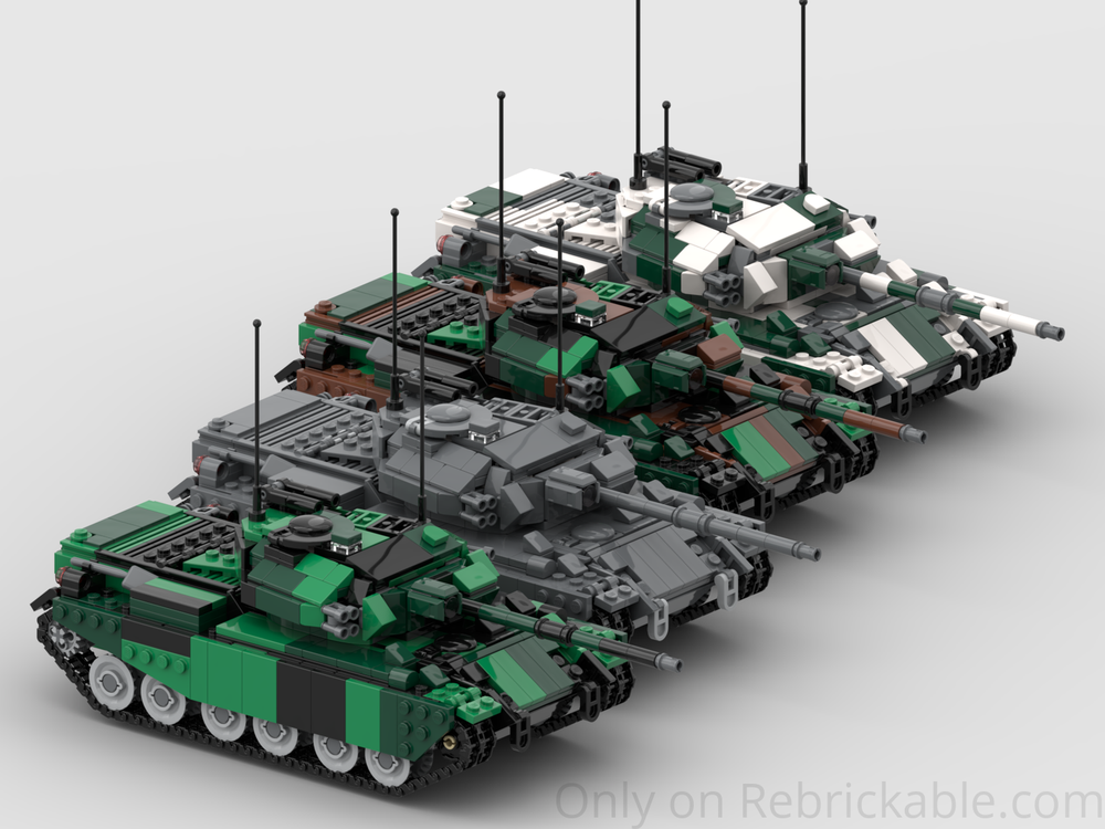 LEGO MOC-248891 Stridsvagn (Strv) 105 by simonelovisa01 | Rebrickable ...
