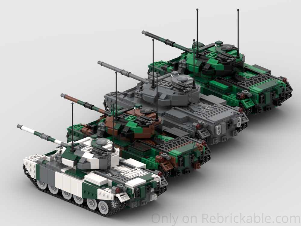LEGO MOC-248891 Stridsvagn (Strv) 105 by simonelovisa01 | Rebrickable ...