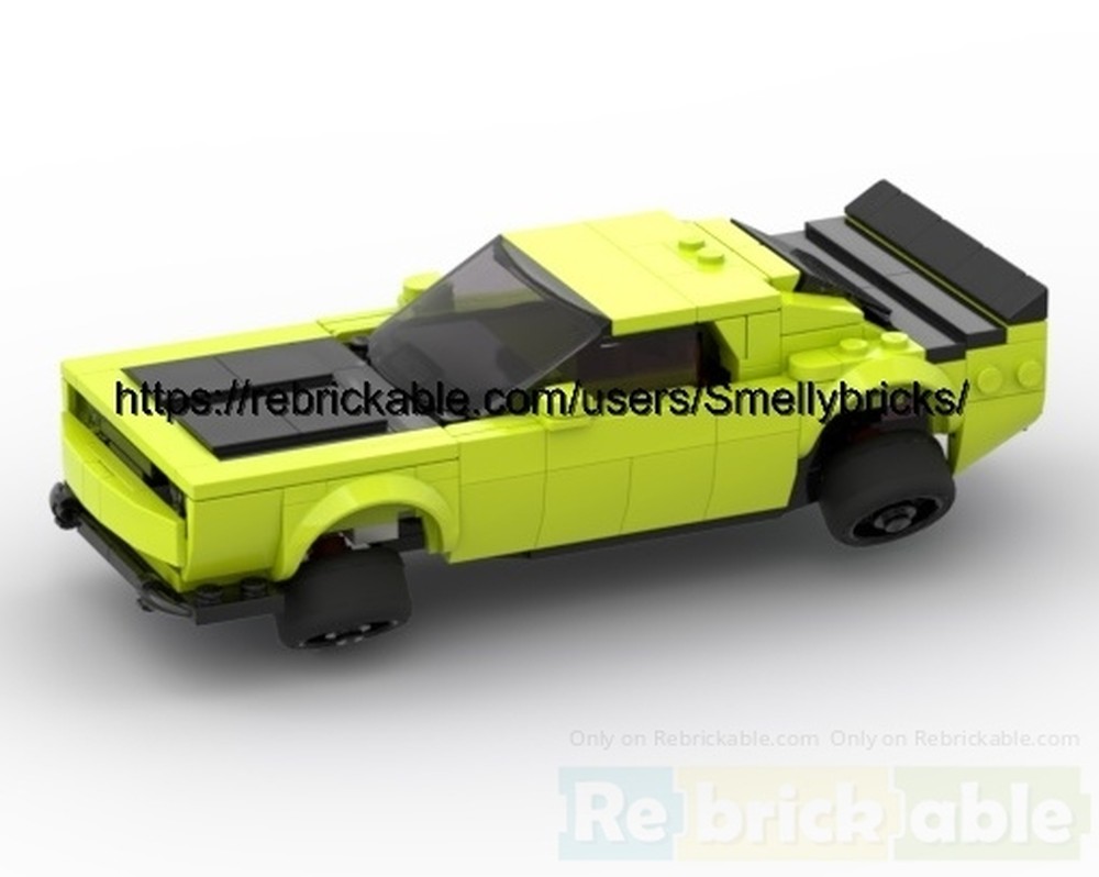 LEGO MOC-248958 Dodge Challenger SRT Hellcat HoverCar (77237) by
