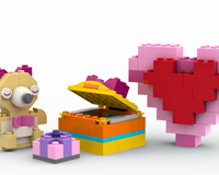 10698 Teddy bear Heart Ring box