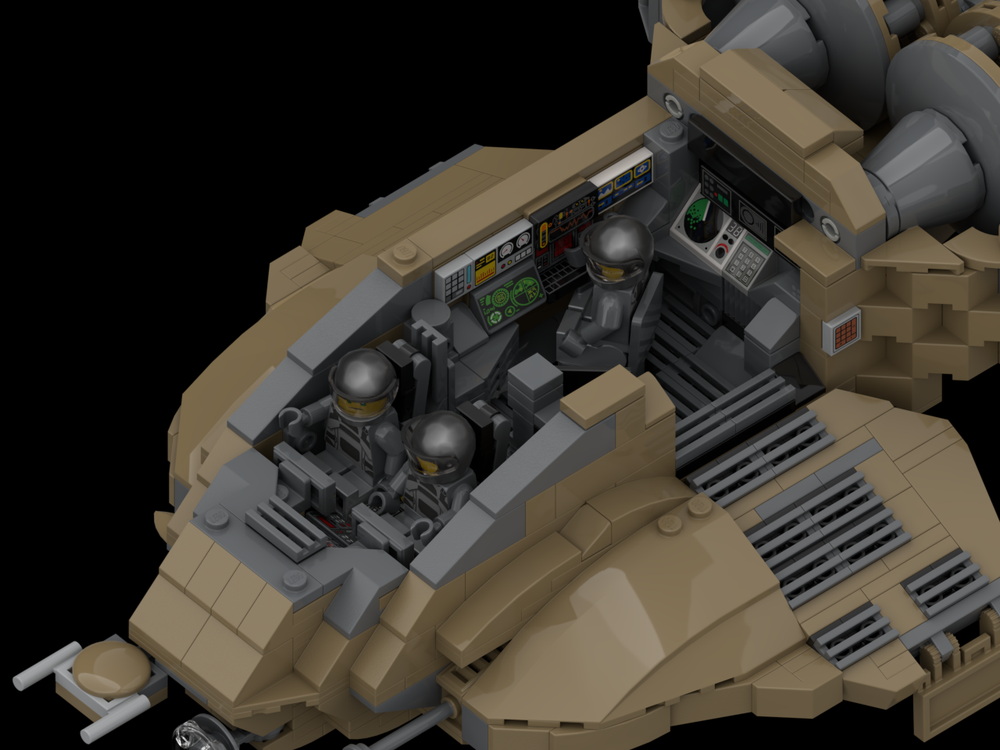 LEGO MOC Battlestar Galactica Colonial Raptor by Anira | Rebrickable ...