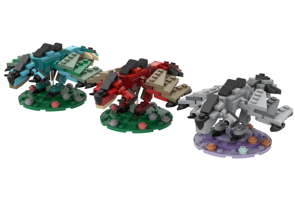 LEGO MOC Mini Rathalos by Kora8196 | Rebrickable - Build with LEGO