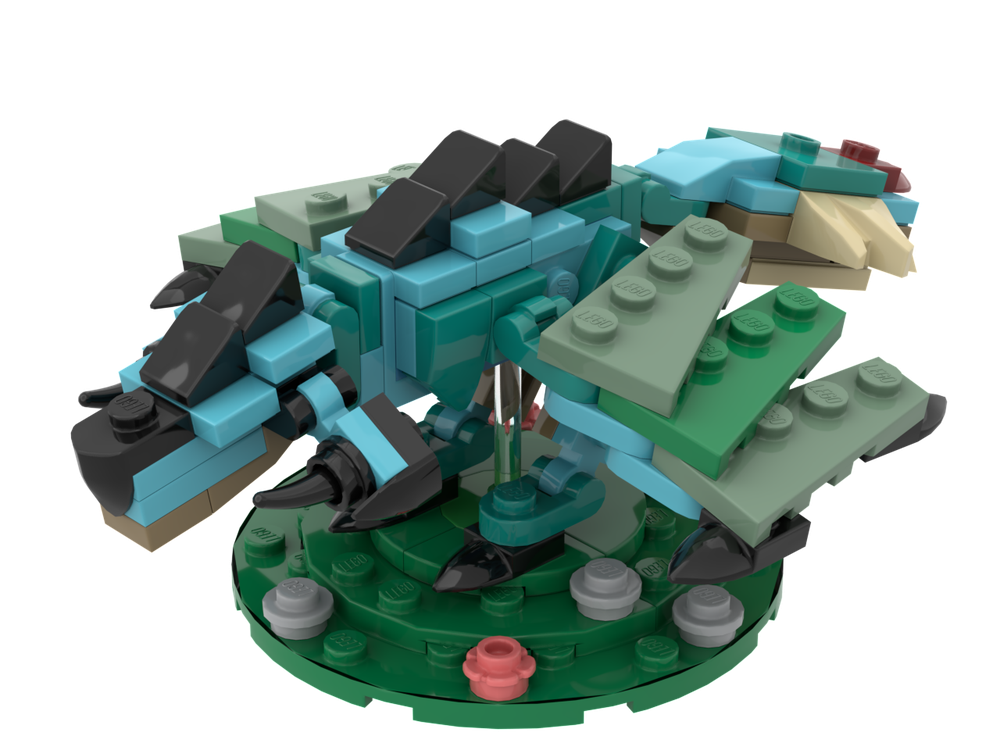LEGO MOC Mini Rathalos by Kora8196 | Rebrickable - Build with LEGO