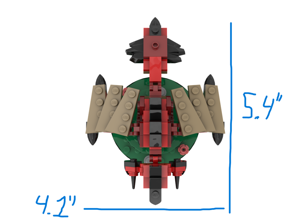 LEGO MOC Mini Rathalos by Kora8196 | Rebrickable - Build with LEGO