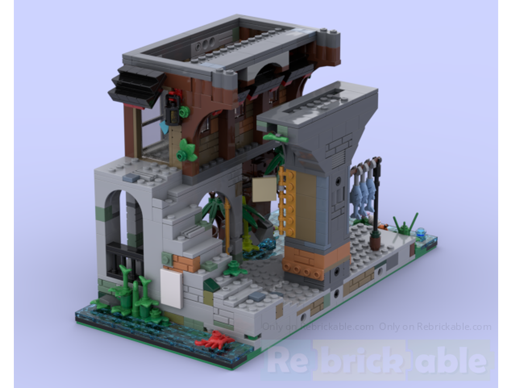 LEGO MOC-249142 Ninjago City Neighborhood Connection Building by ...