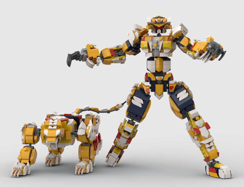 LEGO MOC-249248 Tiger Warrior & Great Tiger by Rin_Katsuki ...