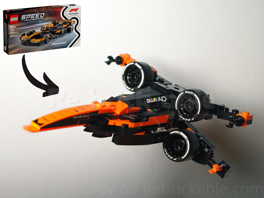 LEGO MOC Mclaren Xwing (77251 Alternate Build) by nopingrid