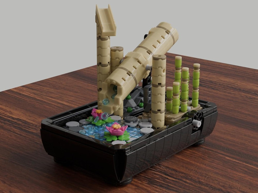 LEGO MOC-249361 Working Japanese Bamboo Fountain (Shishi-Odoshi