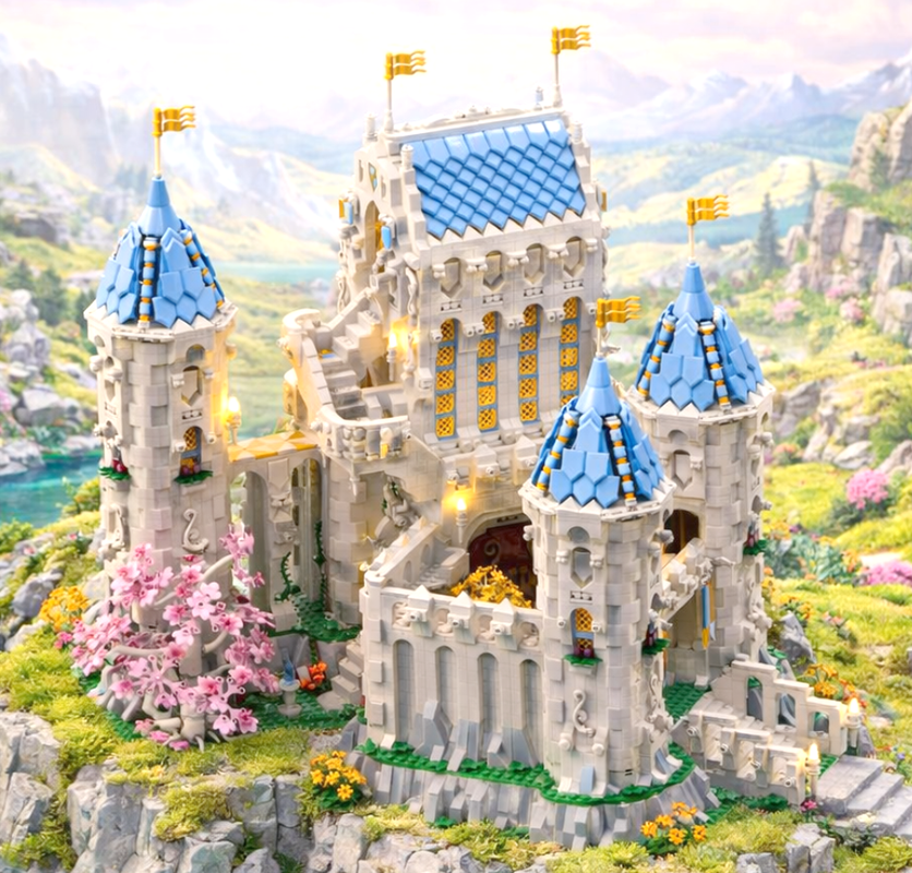 LEGO MOC-249372 Ivory Fantasy Castle by sir_wesley86 | Rebrickable ...