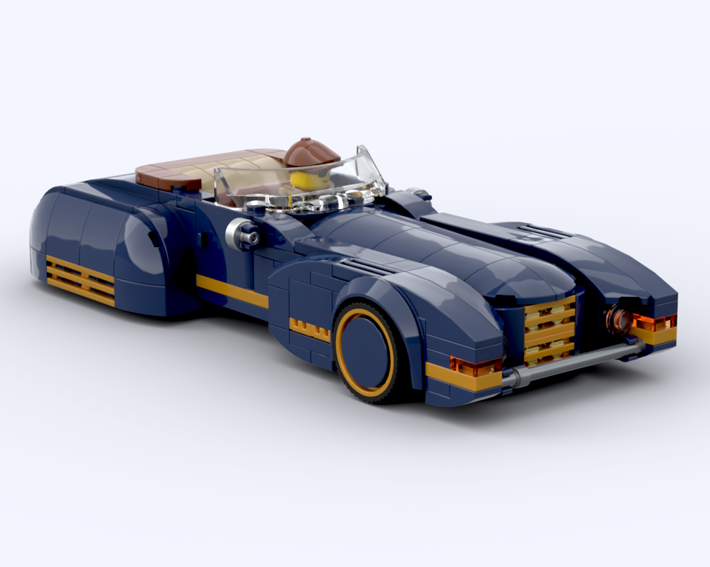 LEGO MOC Retro Roadster by joey_bricks_things | Rebrickable - Build ...