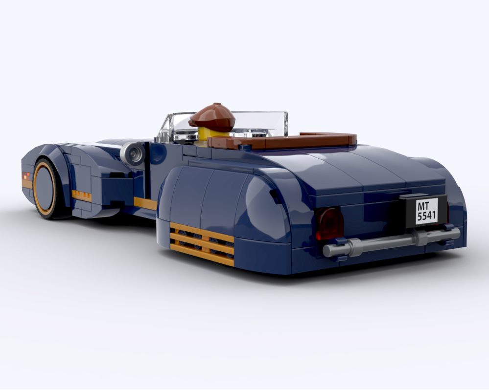LEGO MOC Retro Roadster by joey_bricks_things | Rebrickable - Build ...