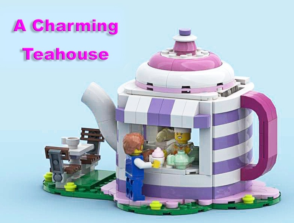 LEGO MOC-249461 A charming Teahouse by altester | Rebrickable - Build ...