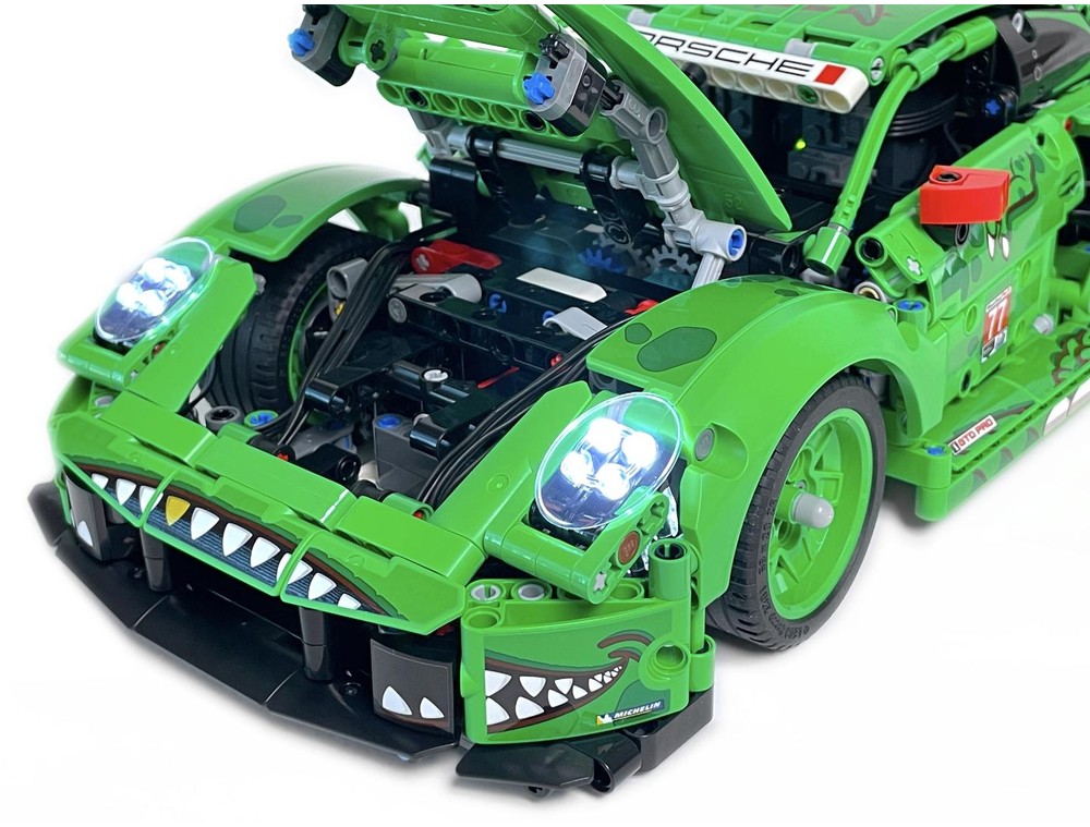 LEGO MOC-249595 42224 Porsche 911 GT3 R REXY AO Racing Car RC MOD for ...