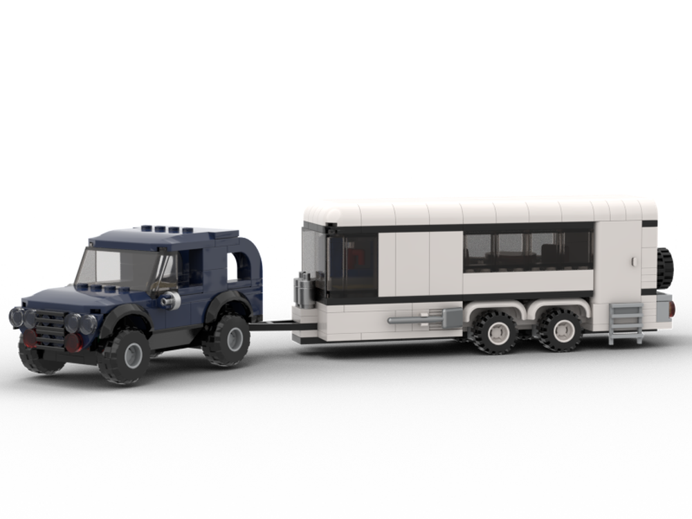LEGO MOC-249599 SUV and trailer RV by Viernes | Rebrickable - Build ...
