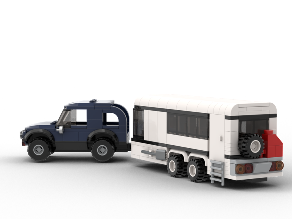 LEGO MOC-249599 SUV and trailer RV by Viernes | Rebrickable - Build ...