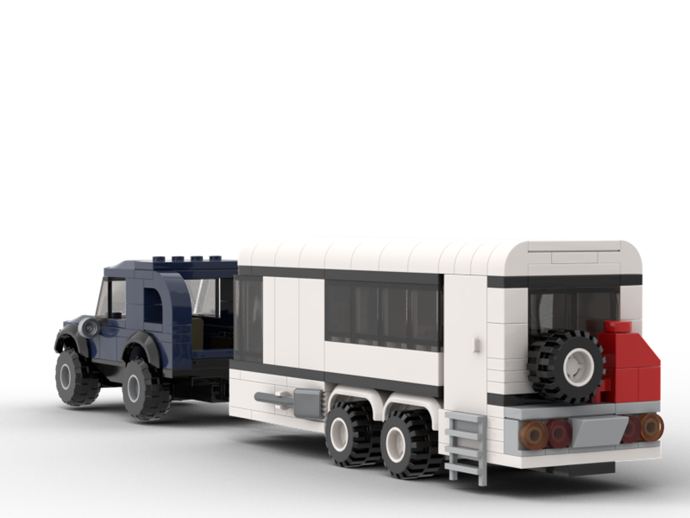 LEGO MOC-249599 SUV and trailer RV by Viernes | Rebrickable - Build ...