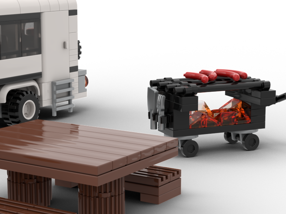 LEGO MOC-249599 SUV and trailer RV by Viernes | Rebrickable - Build ...