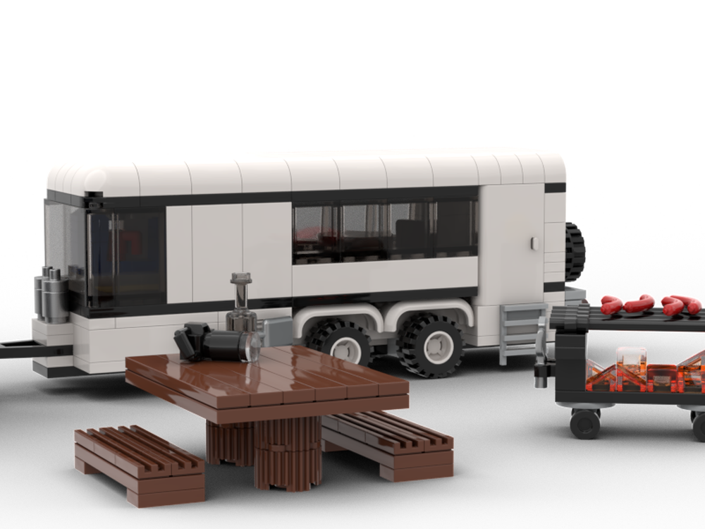 LEGO MOC-249599 SUV and trailer RV by Viernes | Rebrickable - Build ...