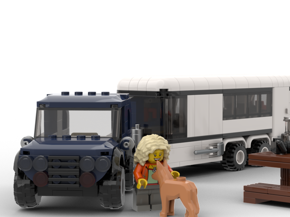 LEGO MOC-249599 SUV and trailer RV by Viernes | Rebrickable - Build ...