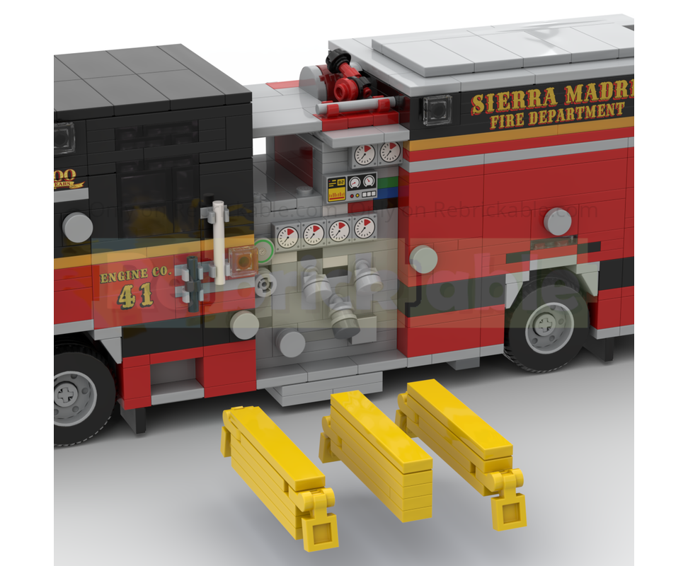 LEGO MOC-249670 2021 Pierce Arrow XT Fire Engine Sierra Madre by Silver ...