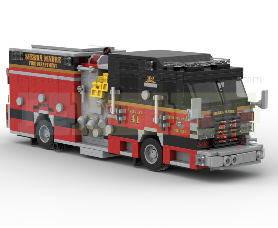 LEGO MOC-249670 2021 Pierce Arrow XT Fire Engine Sierra Madre by Silver ...
