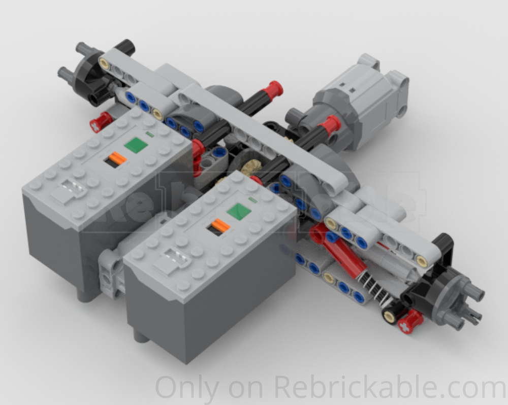 LEGO MOC-249680 Rear Axle (POWER FUNCTIONS) by LUKEs LEGOs ...