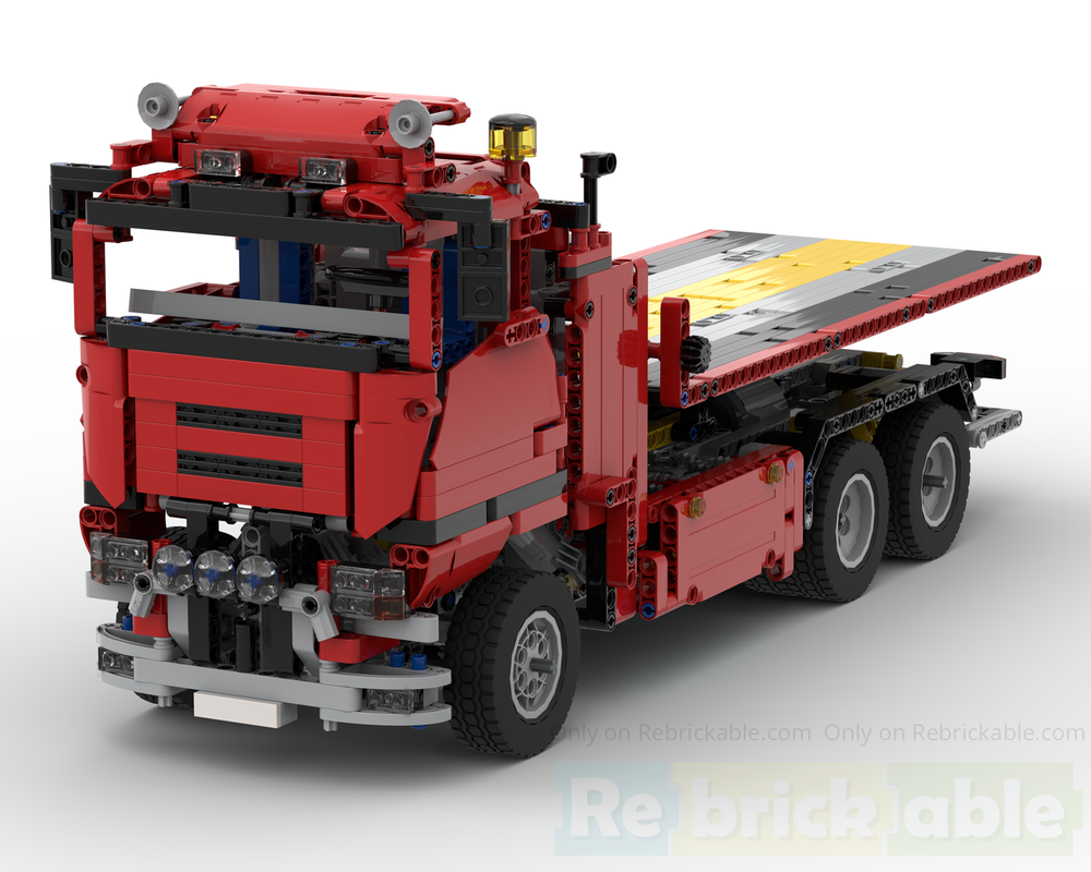 LEGO MOC-249725 Flatbed Rotator Tow Truck (8258 Alternate) by ...