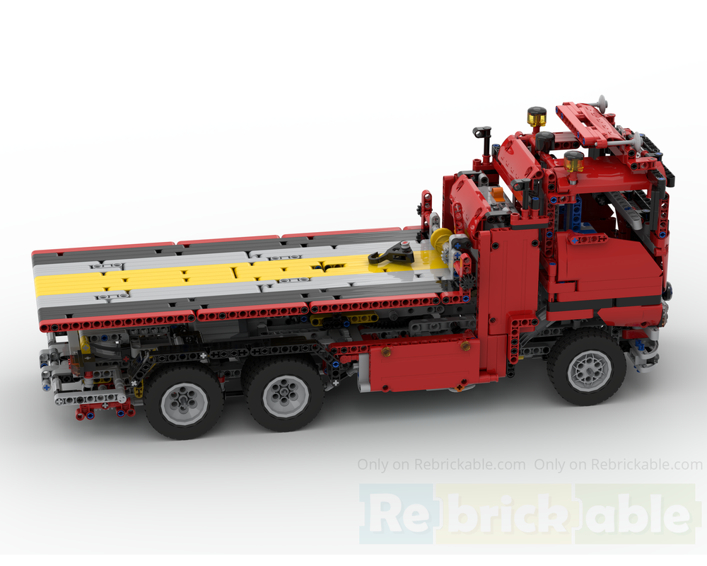 LEGO MOC-249725 Flatbed Rotator Tow Truck (8258 Alternate) by ...