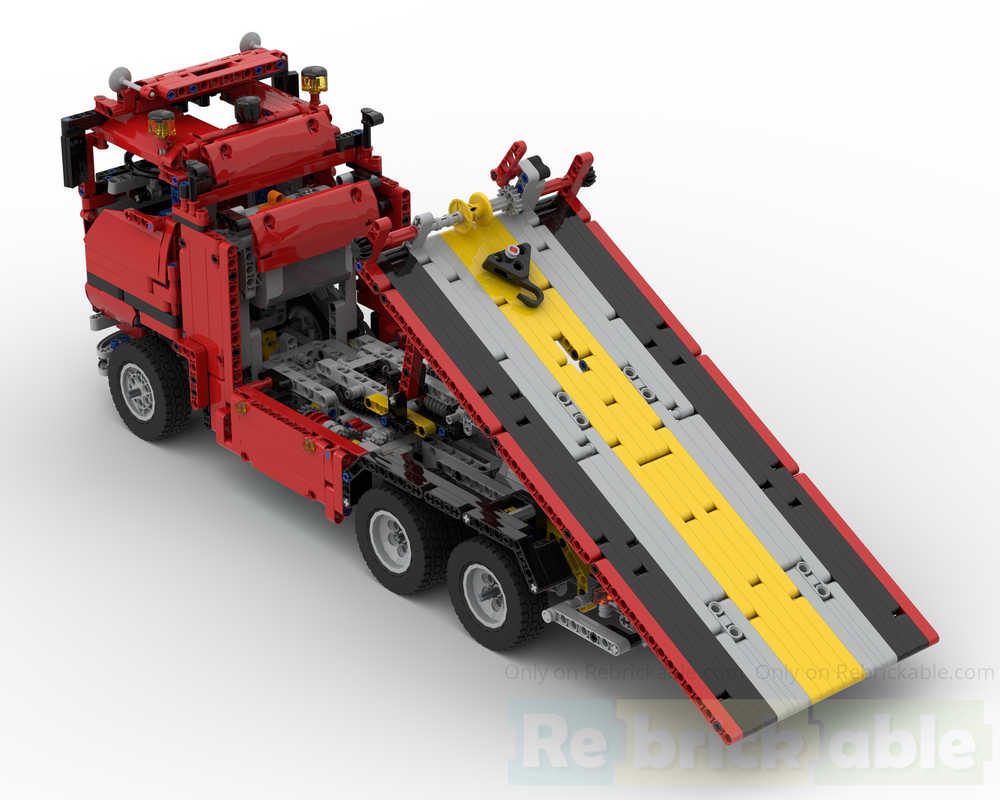 LEGO MOC-249725 Flatbed Rotator Tow Truck (8258 Alternate) by ...