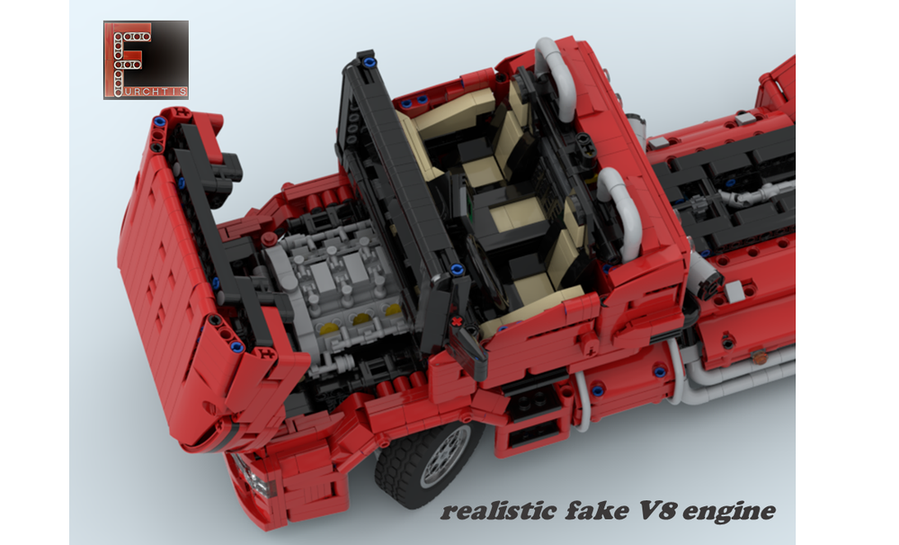 LEGO MOC-249858 Scania R 999 Red Pearl Full RC by Furchtis ...