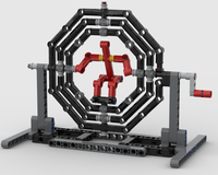 Multi-axis Astronaut Trainer (with Technic-built figure)