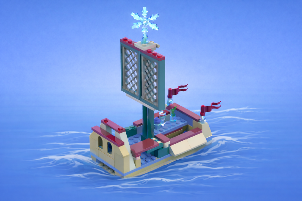 LEGO MOC-249874 43265 Snowflake Boat by MOCsFromLE | Rebrickable