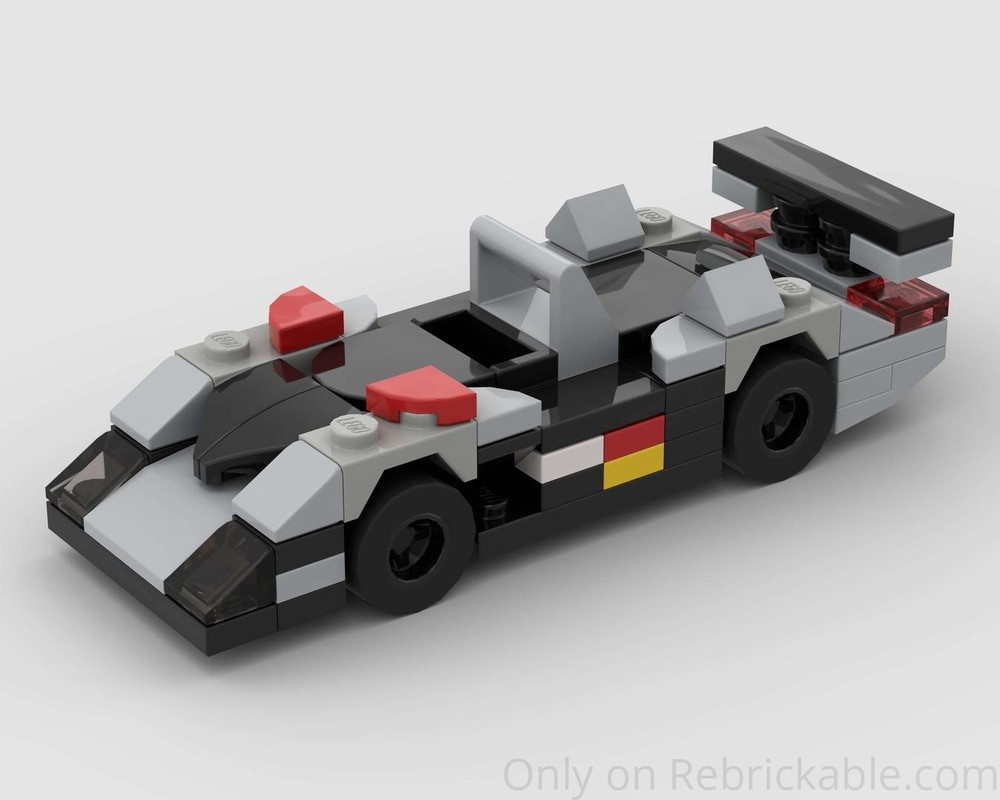 LEGO MOC-249893 Audi R8R (1999) Racing Car - Half Speed Champions Scale ...