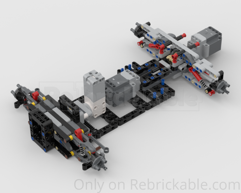 LEGO MOC-249894 Simple RC Chassis (POWERED UP) by LUKEs LEGOs ...