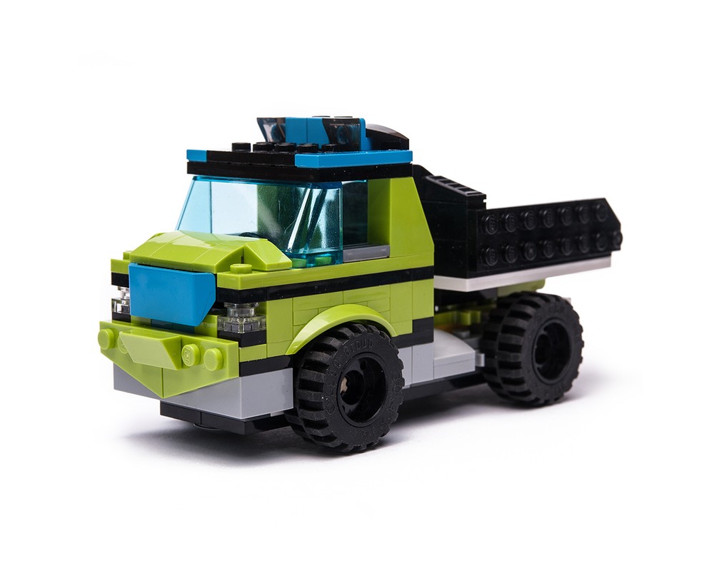 lego green dump truck