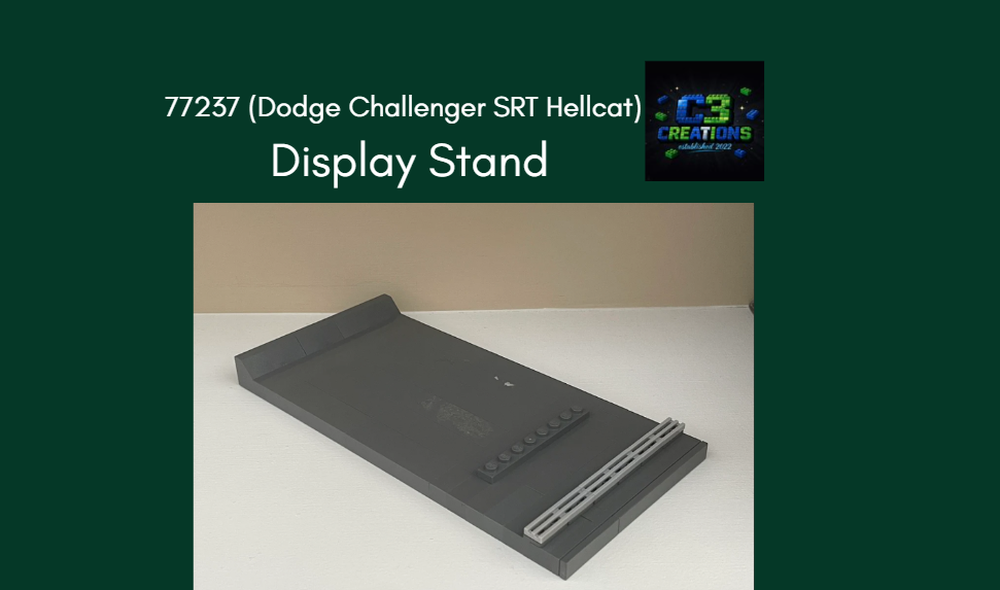 LEGO MOC-249912 Display Stand for 77237 Dodge Challenger SRT Hellcat by ...