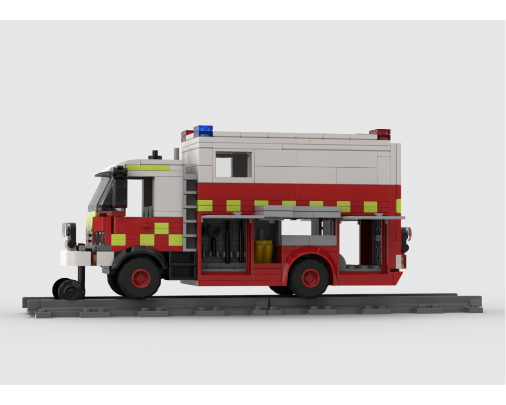 LEGO MOC-249924 Rail Fire & Heavy Rescue Truck by reggieranger ...