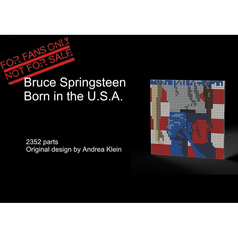LEGO MOC-249963 Bruce Springsteen - Born in the U.S.A. moc by izzyjim ...