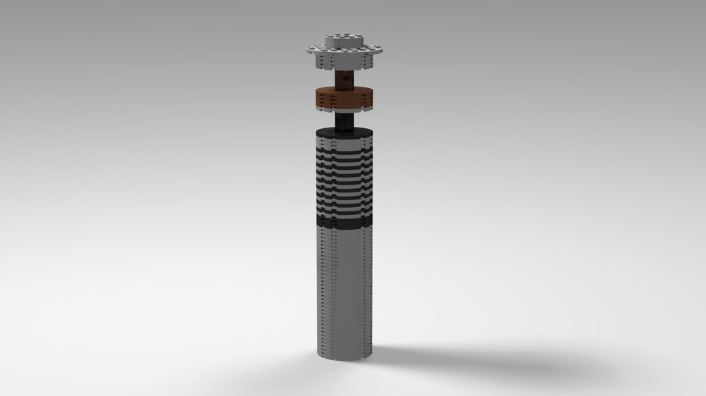 LEGO MOC-249998 Luke ROTJ Lightsaber Hilt by FireTiger828 | Rebrickable ...
