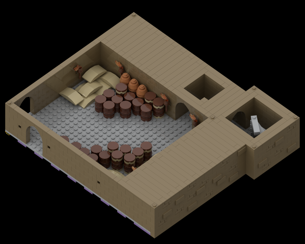 LEGO MOC-250033 Fenmark Fortress: Keep: Internal Storage by ...
