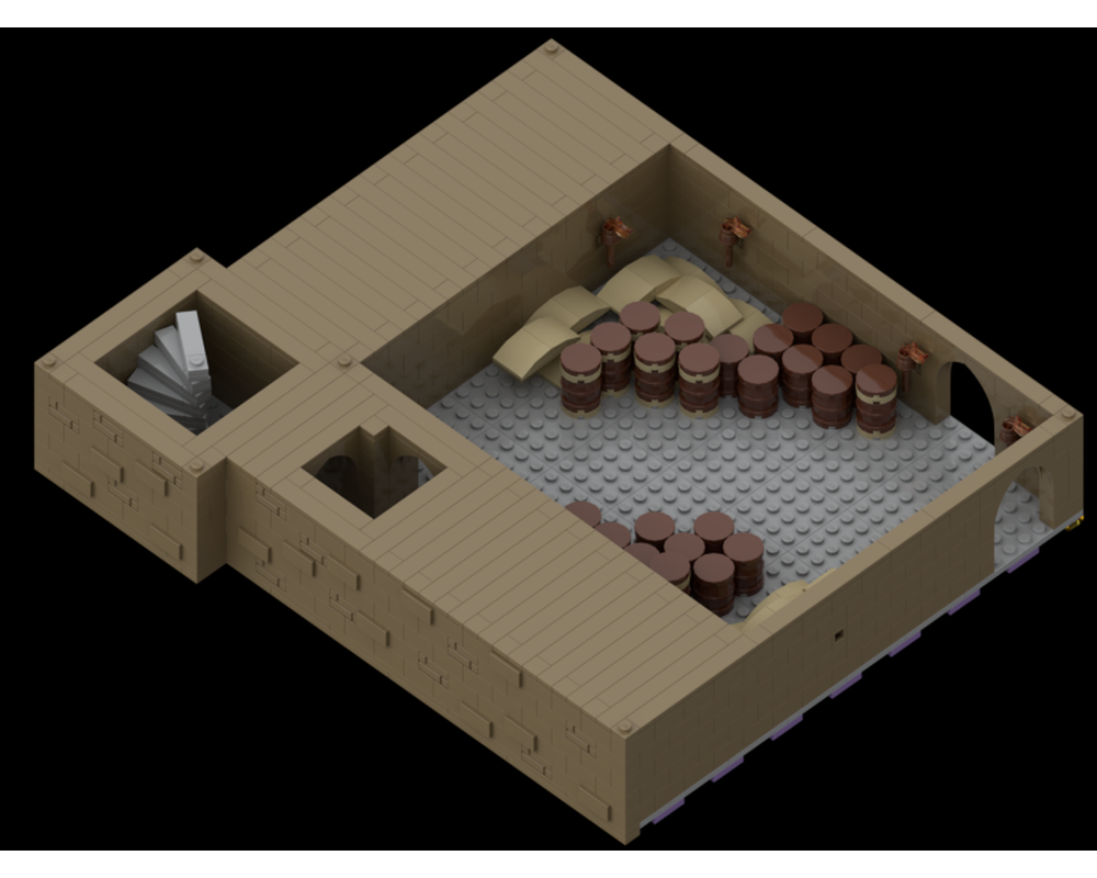 LEGO MOC-250033 Fenmark Fortress: Keep: Internal Storage by ...