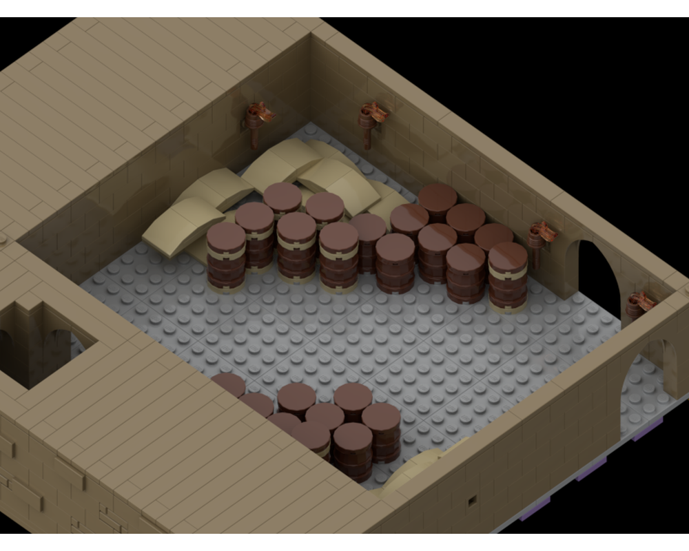 LEGO MOC-250033 Fenmark Fortress: Keep: Internal Storage by ...