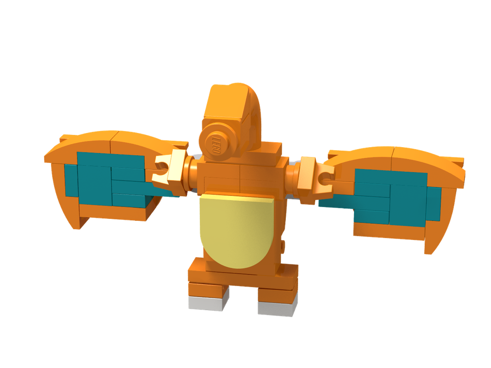 LEGO MOC Charizard - Brick Built Wings by Littlehof5 | Rebrickable ...