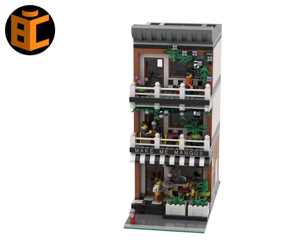 LEGO MOC Mango Cafe by BRICKCORNER | Rebrickable - Build with LEGO