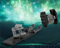 Imperial starfighter, AT-ST and Imperial base