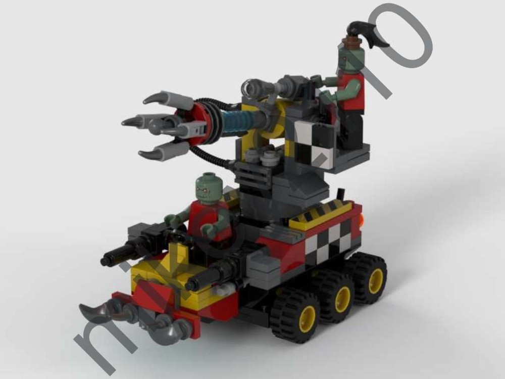 LEGO MOC-250067 Warhammer KitBash - Small Looted Beamy Trukk by ...