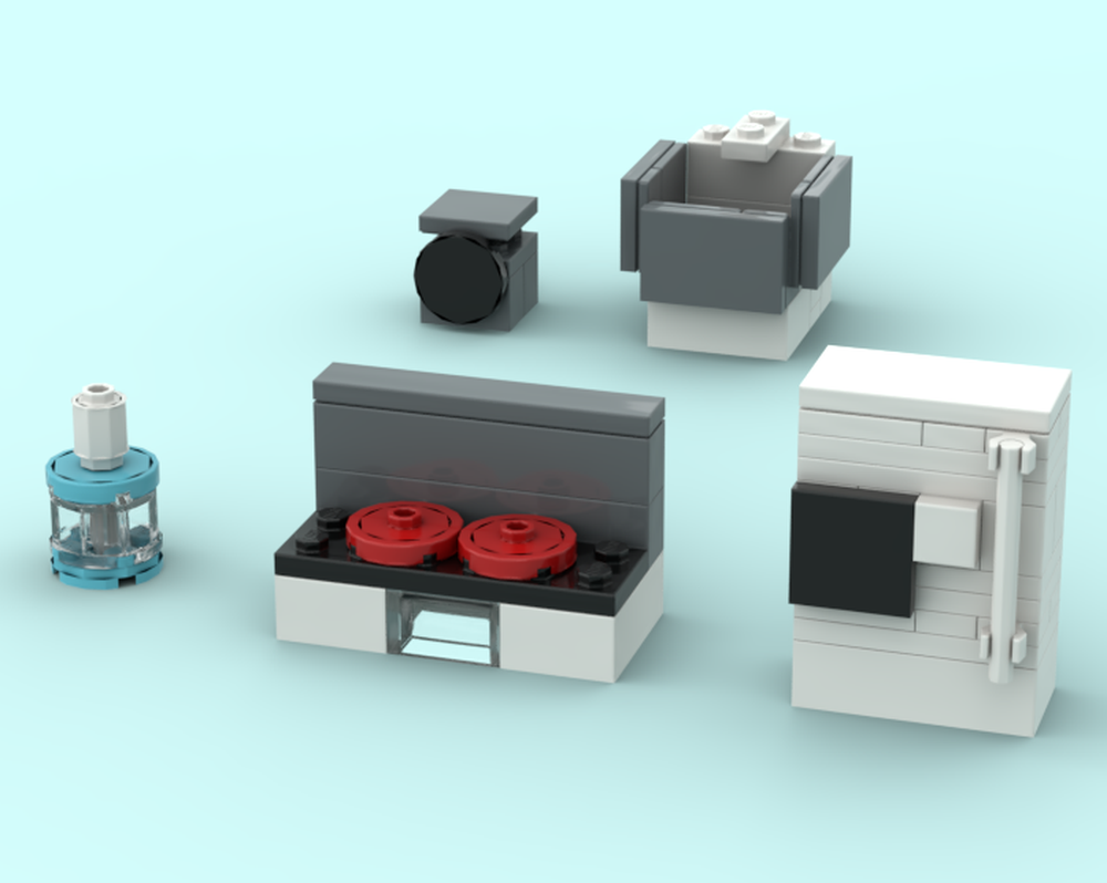 LEGO MOC-250076 kitchen appliance bundle by bricksareamazing ...