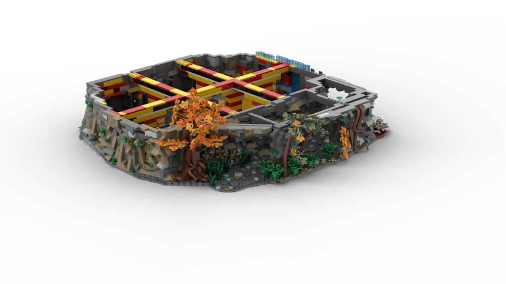 LEGO MOC-250150 Base for MOC-246829 Rivendell Mountain pasture with ...