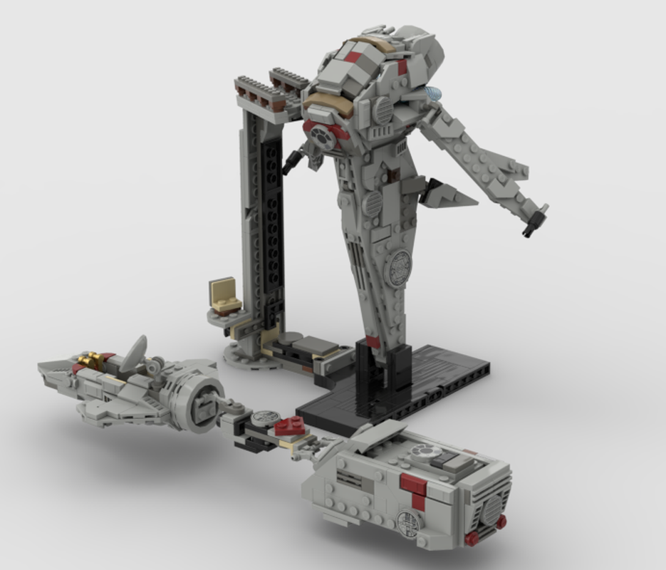 LEGO MOC-250296 the vertical spacecraft’s launch pad by Mashe ...
